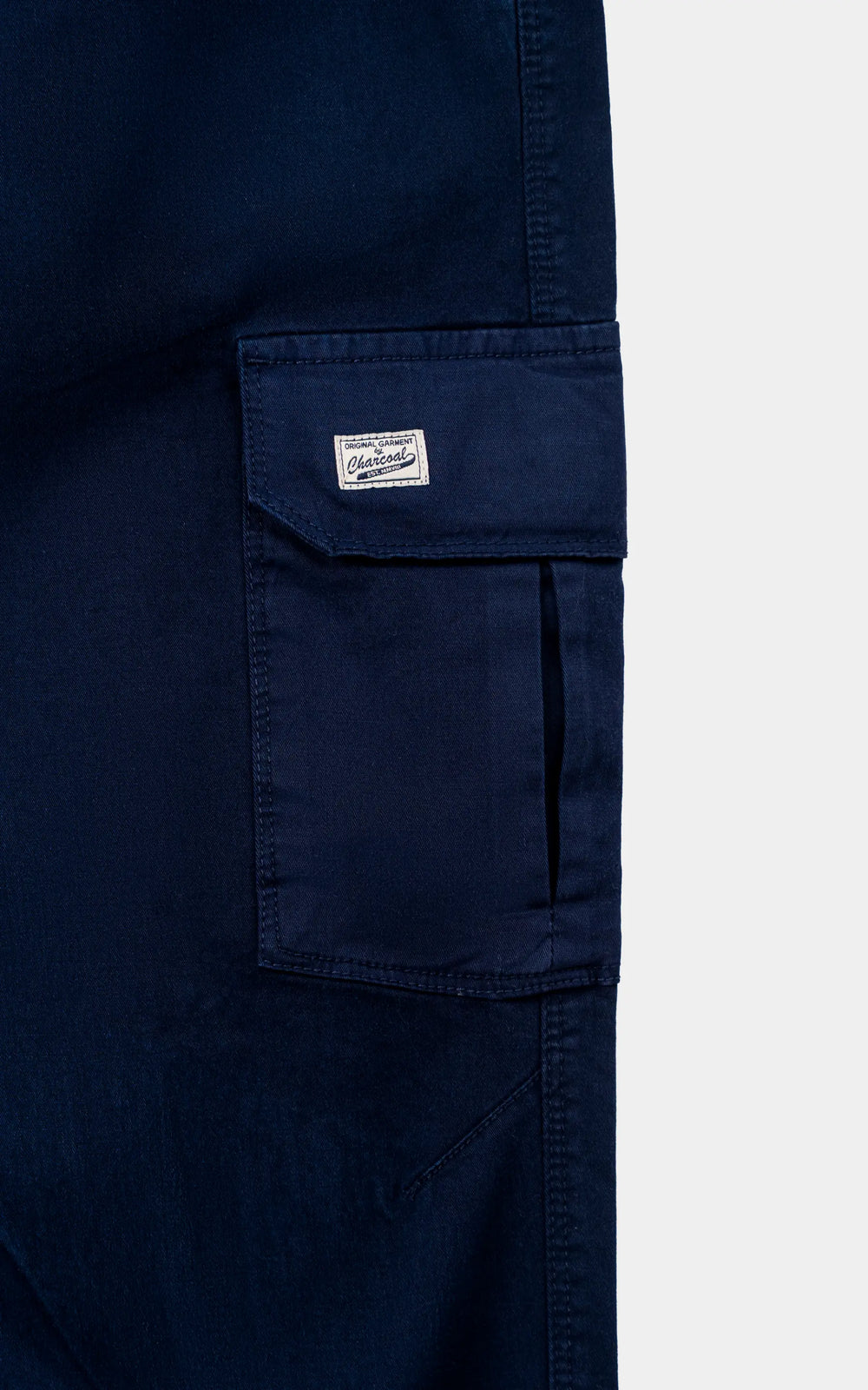 Straight Fit Cargo Trousers – Navy