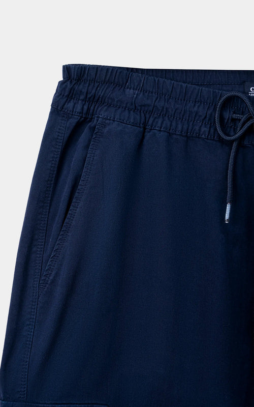Straight Fit Cargo Trousers – Navy